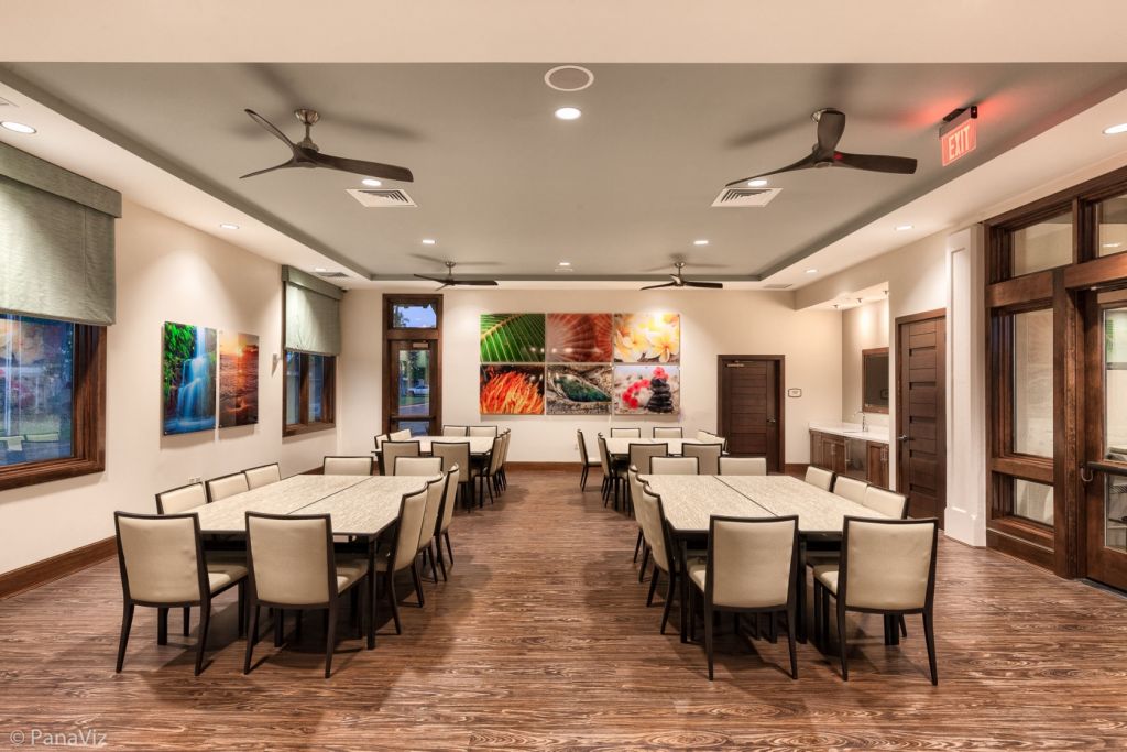 Event and party areas for guests.