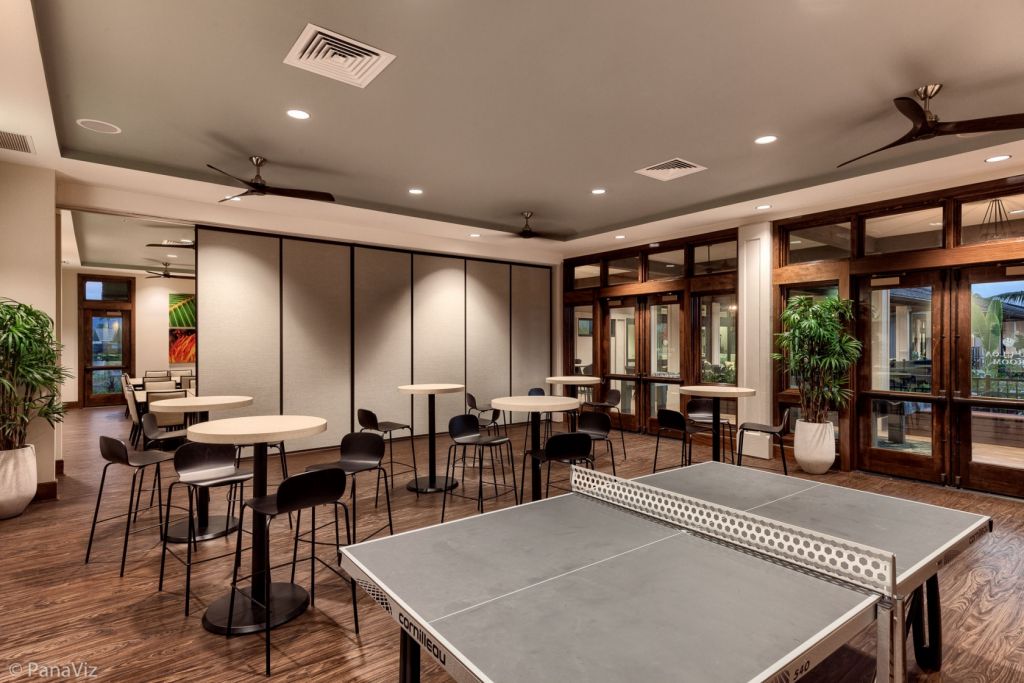 Recreation rooms.