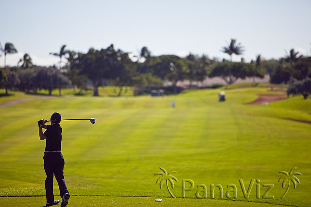 Golfing at Koolina