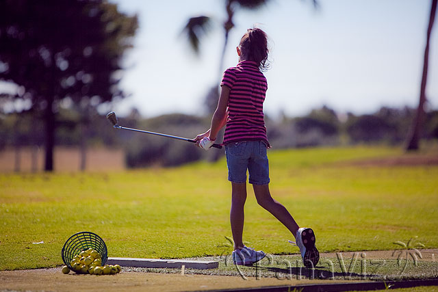 Learning Golf at Koolina