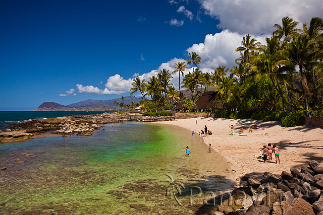 One of the natural beaches at KoOlina