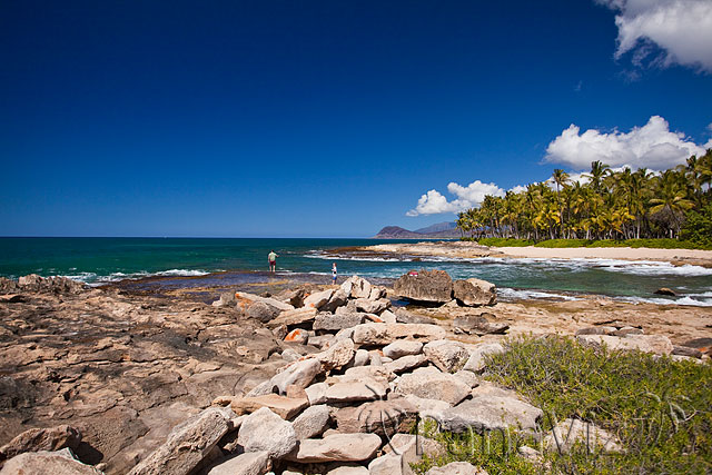 One of the natural beaches at KoOlina