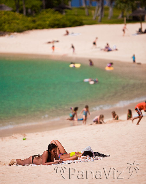 Relaxing at KoOlina Beach