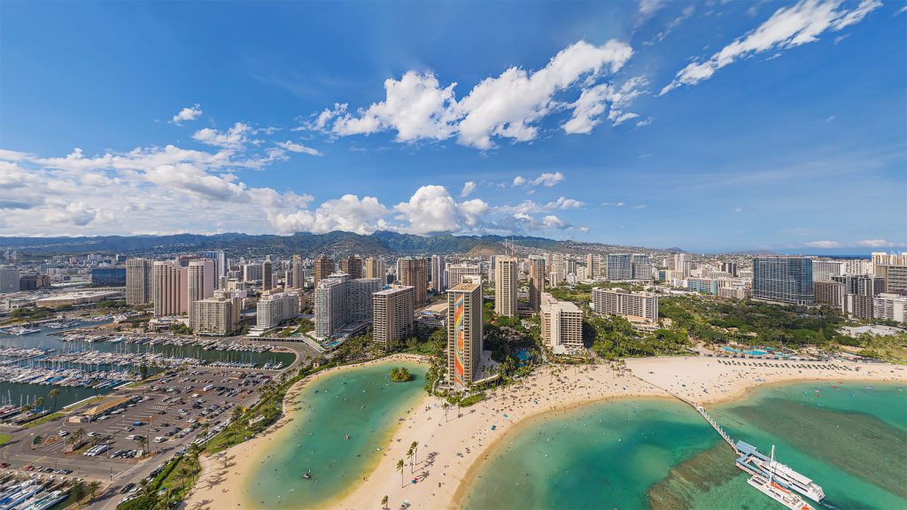 Aerial Panorama of Developments - Waikiki