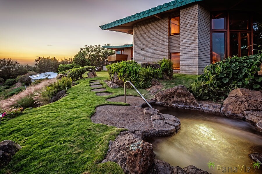 Frank Lloyd Wright Lava Rock Home