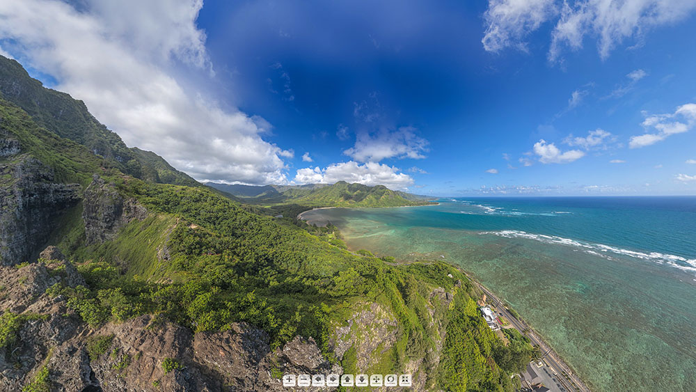 Crouching Lion Aerial Panorama