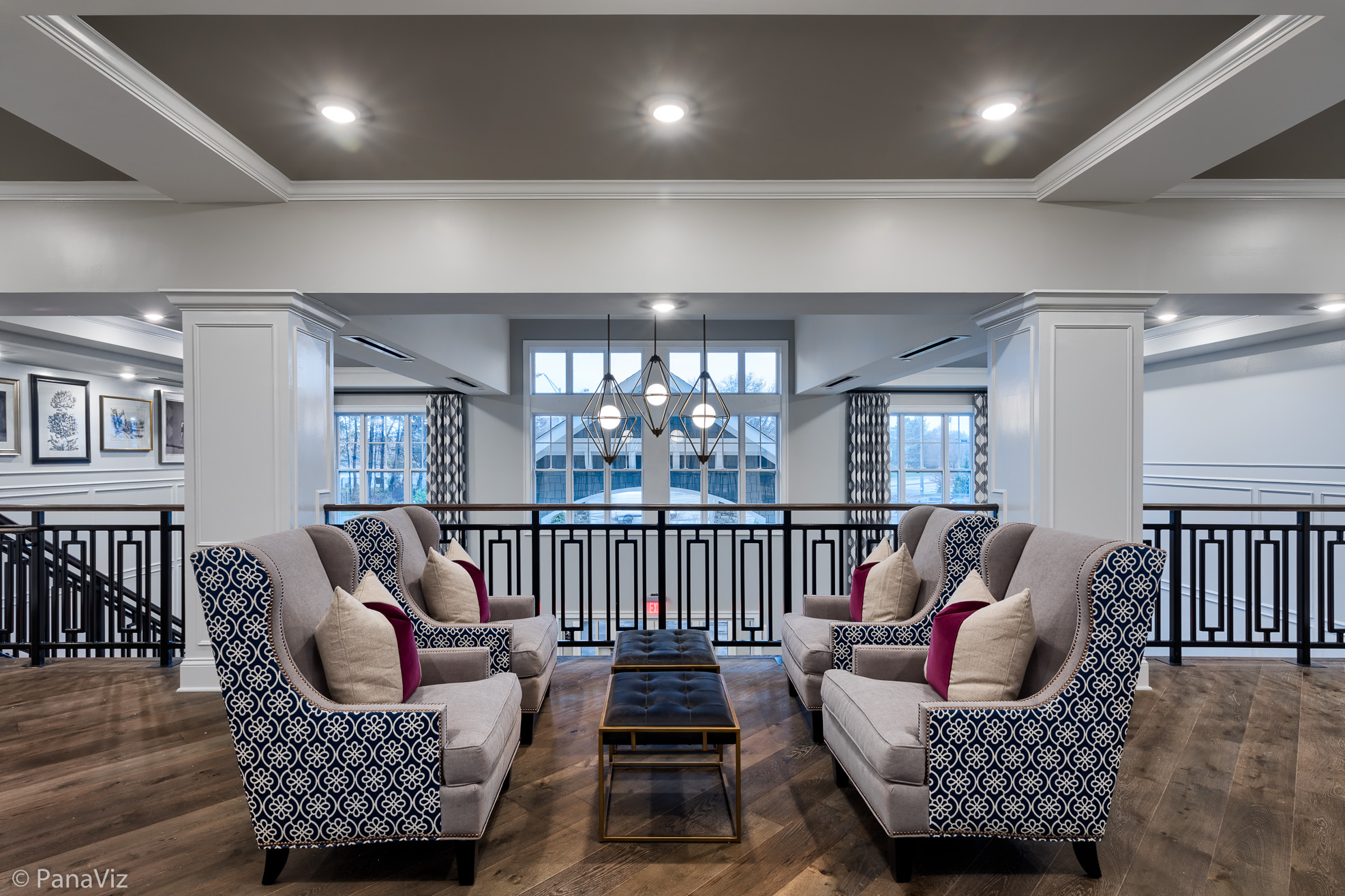 Hawaii assisted living lounge and gathering space – interior photography