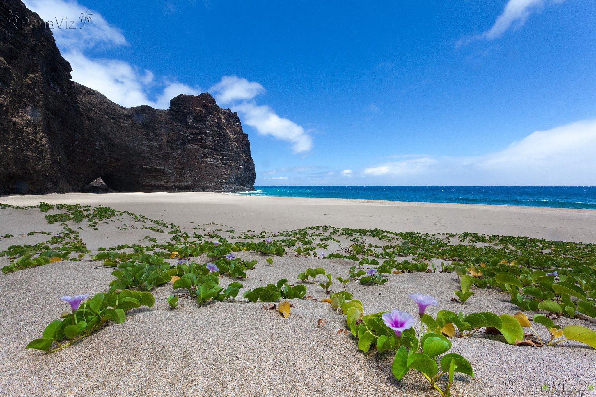 Not a soul in site. Kayaking and camping on Kauai.