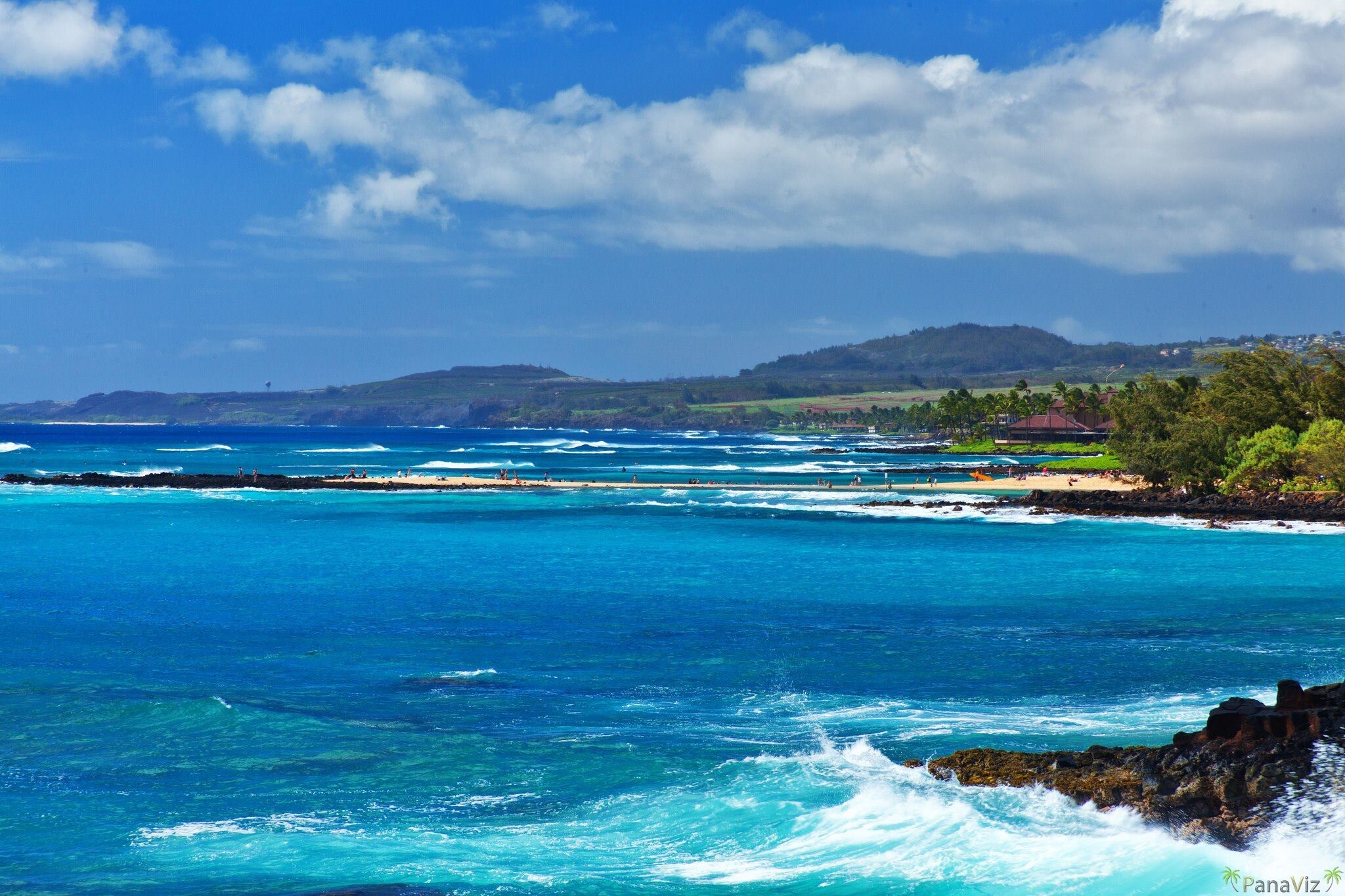 The Narrow Beach. Poipu Beach separated by Nukumoi Point. _562389846_o