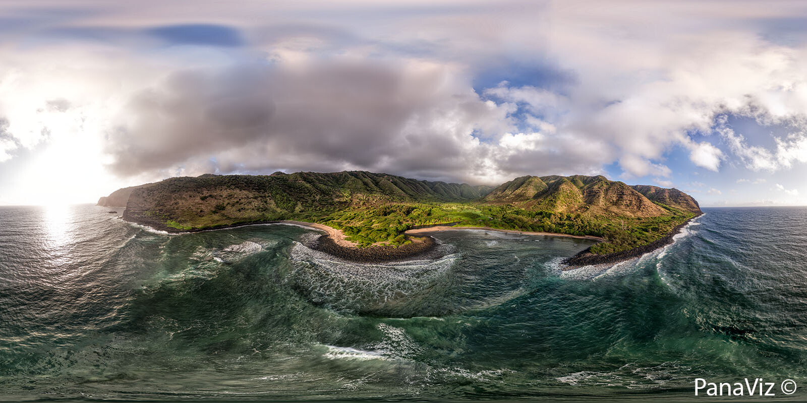 Halawa Bay Panorama