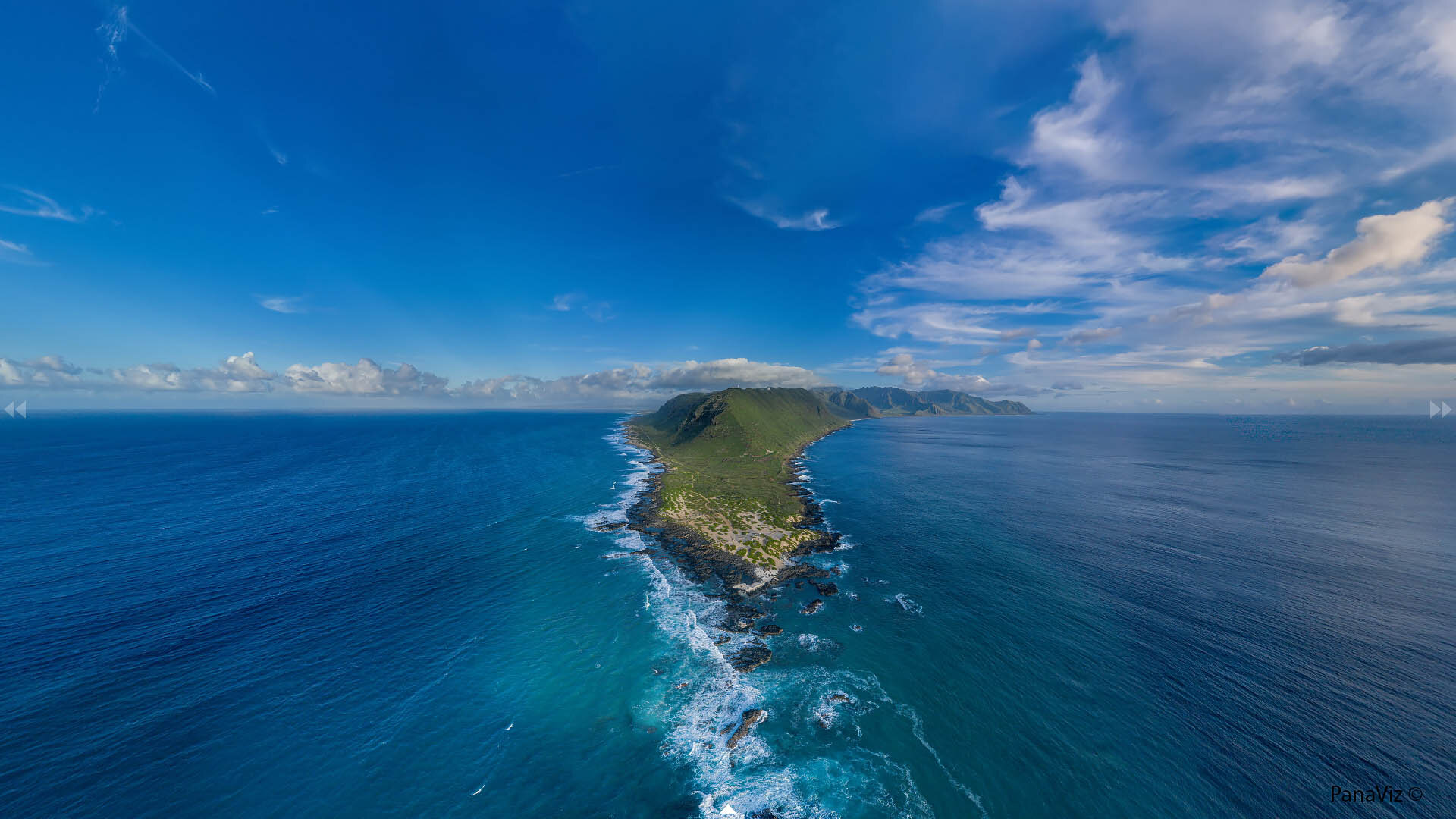 Kaena Point Aerial Panorama