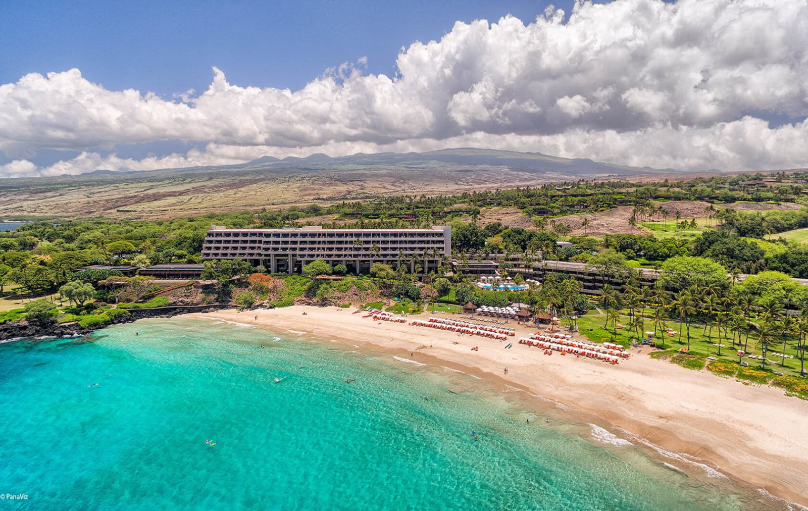 Mauna-Kea-Beach-Aerial Photo
