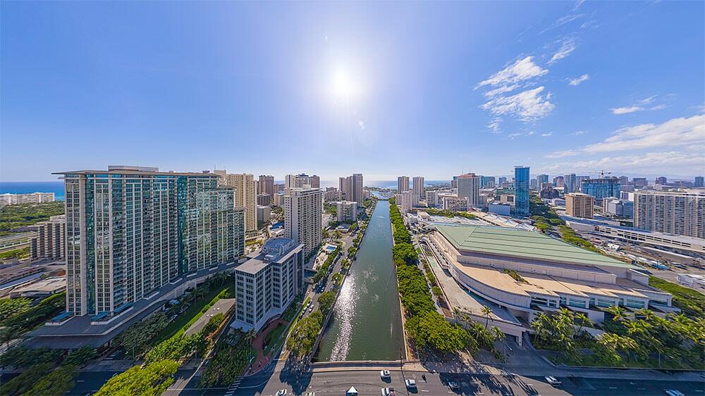 Ala Wai Canal Panorama