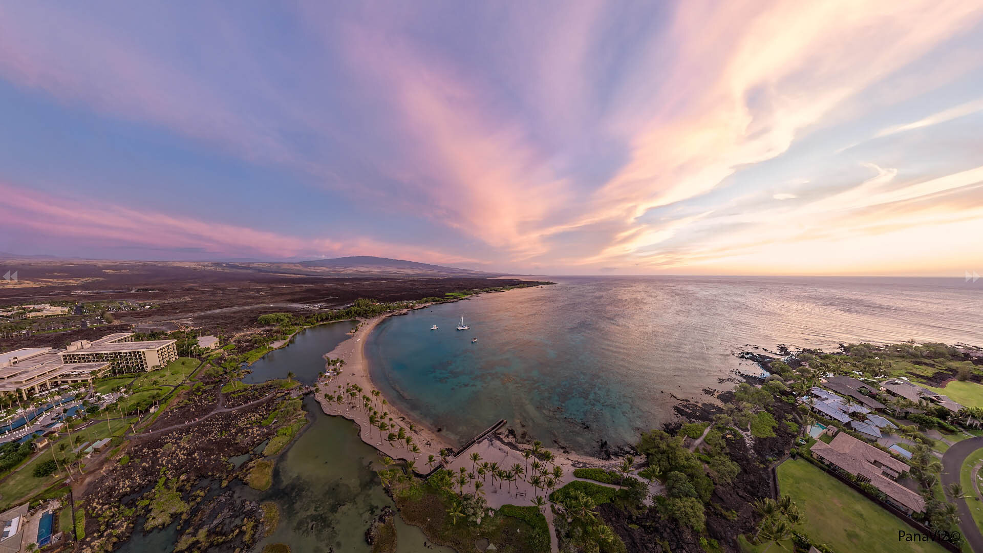 Anaehoomalu Bay Panorama