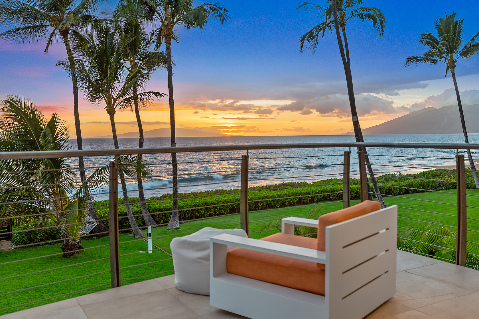 Oceanview from the bedrooms.