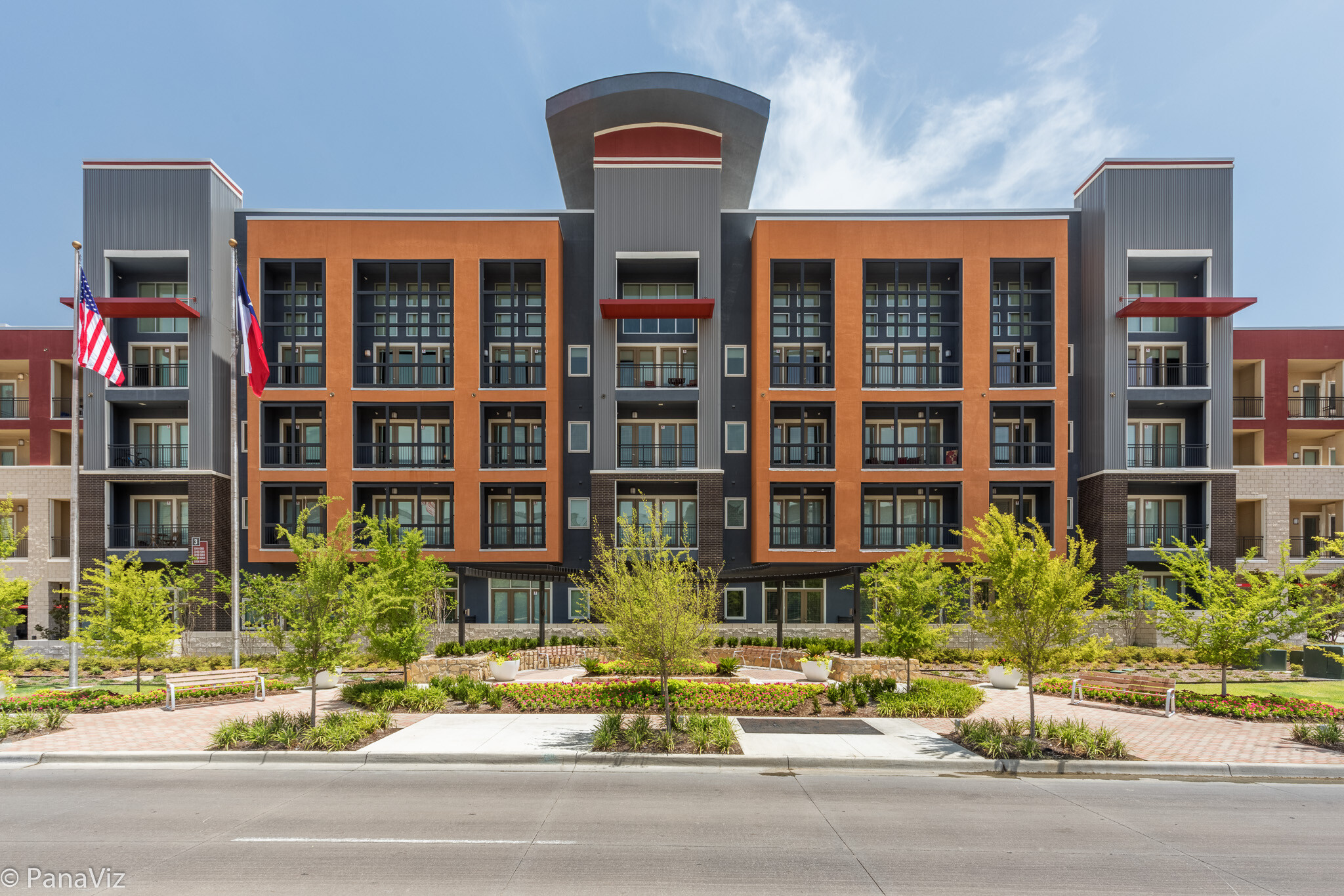 Seattle multifamily exterior photographed by Panaviz Studio