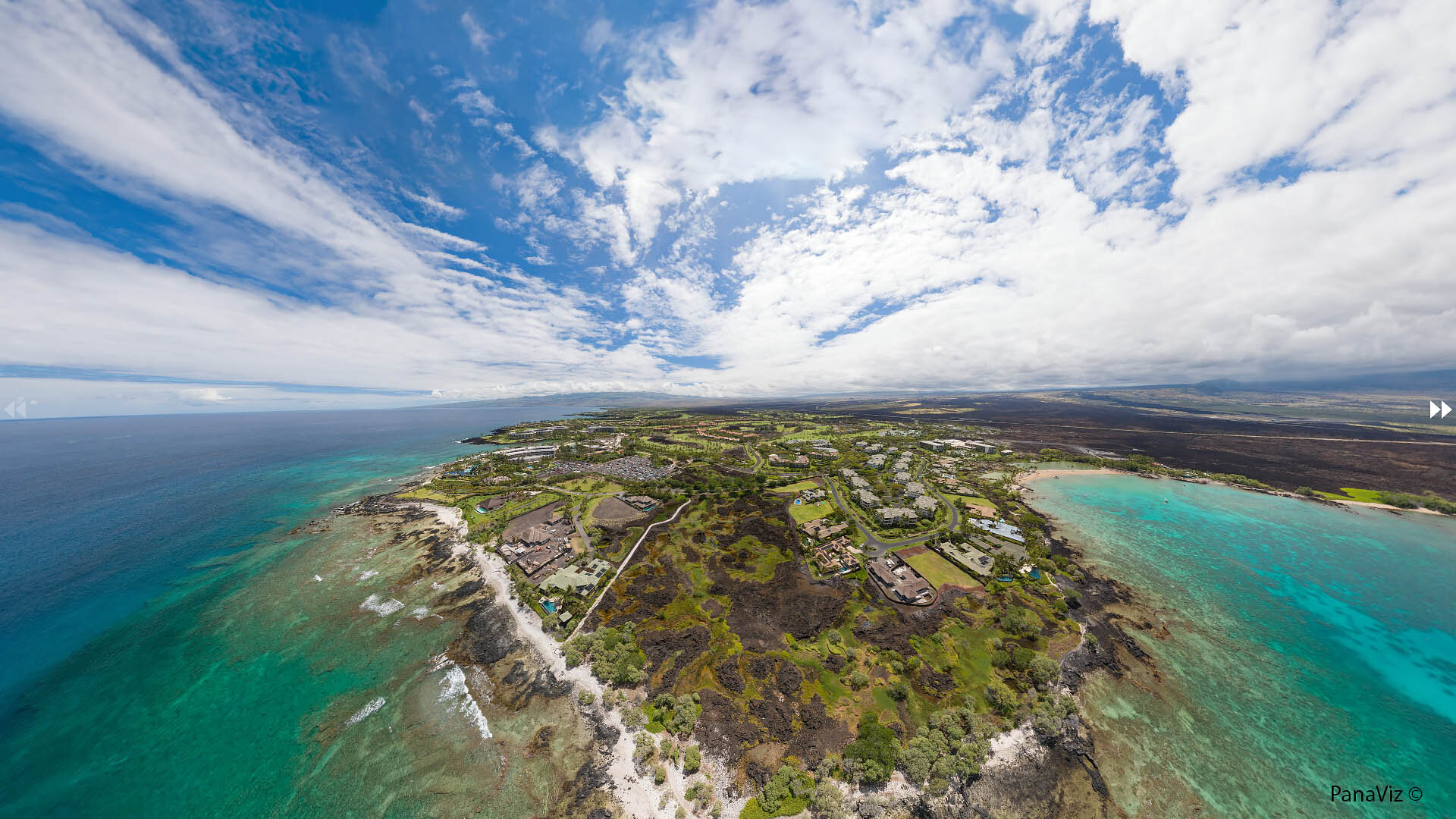 Hawaii Panorama - Kolea Aerial Panorama