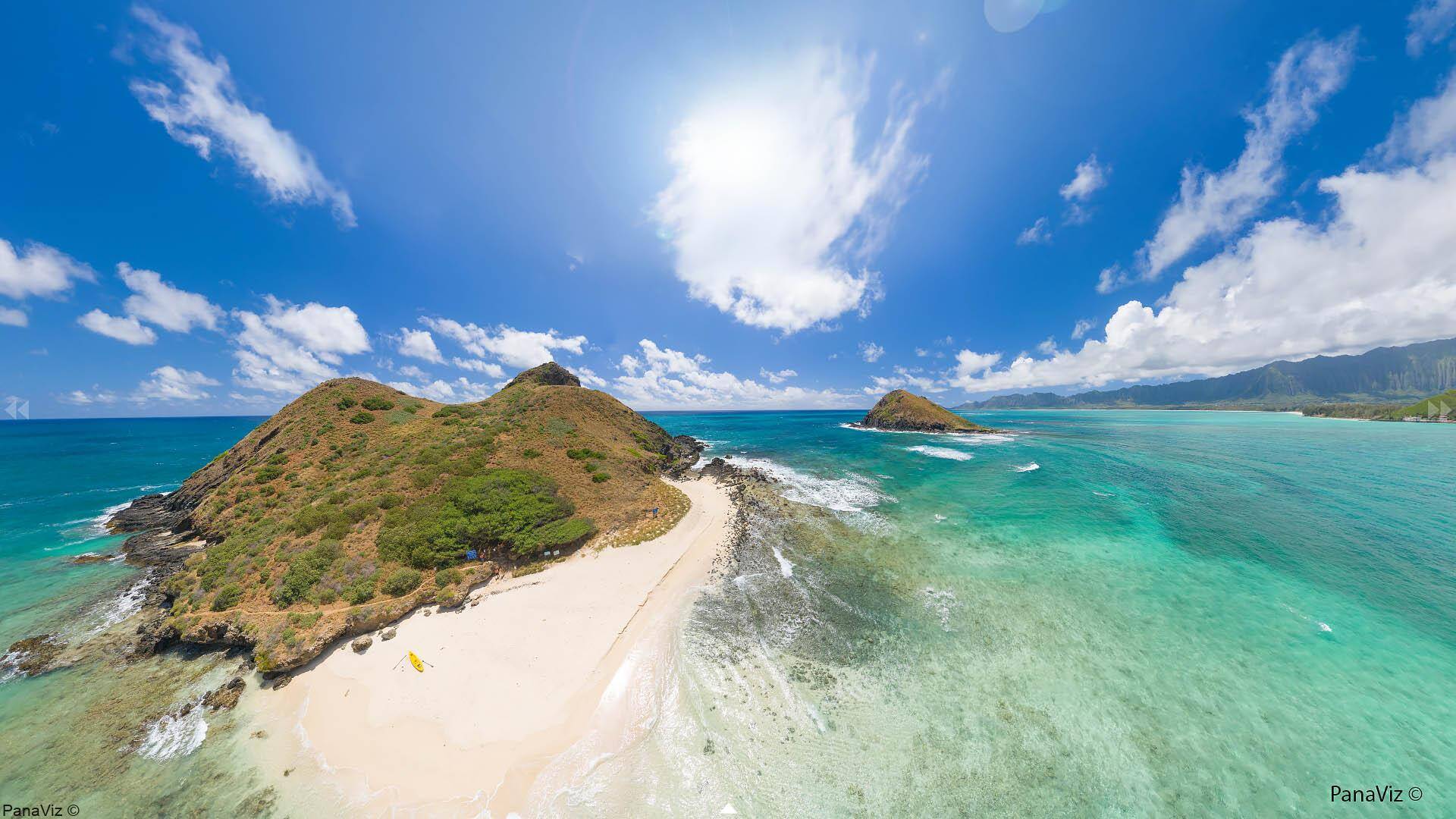 Moko Nui Aerial Panorama by PanaViz