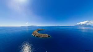 Molokini Aerial Panorama