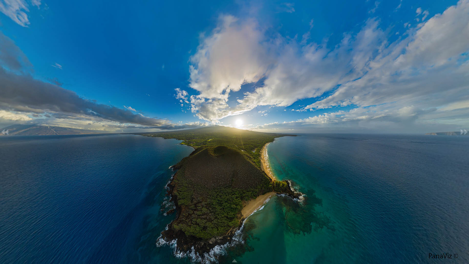Puu Olai Maui Aerial Panorama