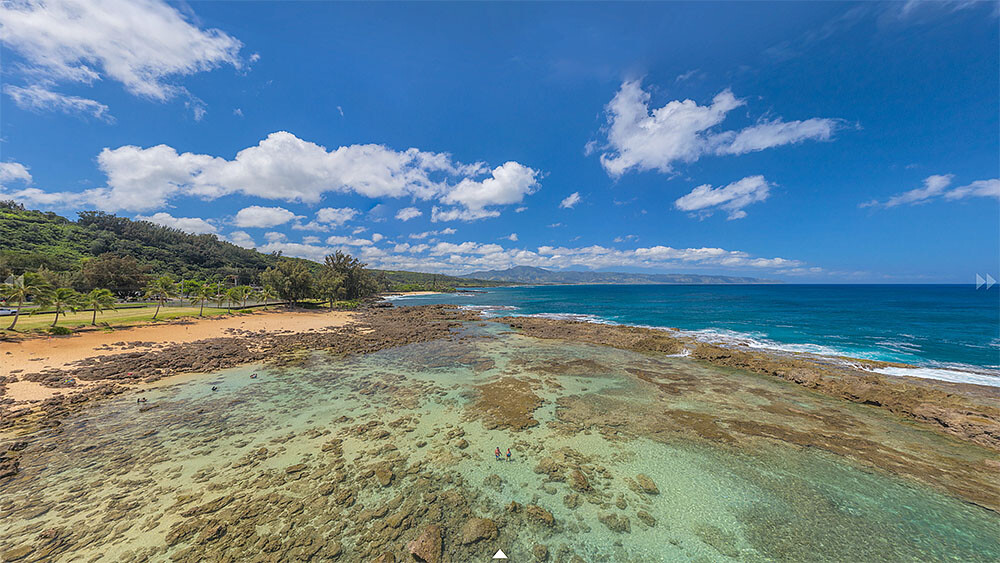 Sharks Cove Aerial Panorama by PanaViz